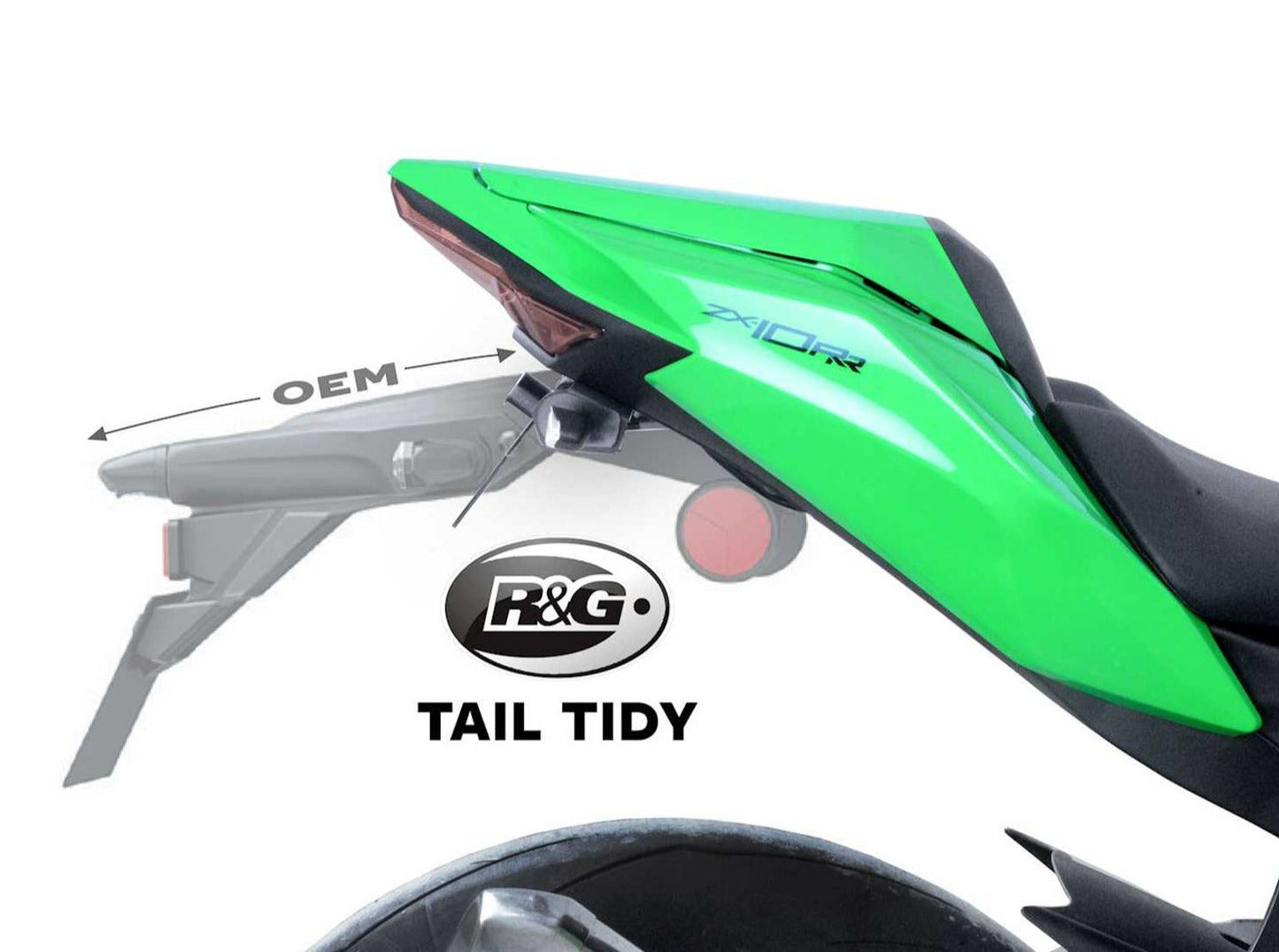 LP0306 - R&G RACING Kawasaki ZX-10R / RR (2021+) Tail Tidy – Accessories in the 2WheelsHero Motorcycle Aftermarket Accessories and Parts Online Shop