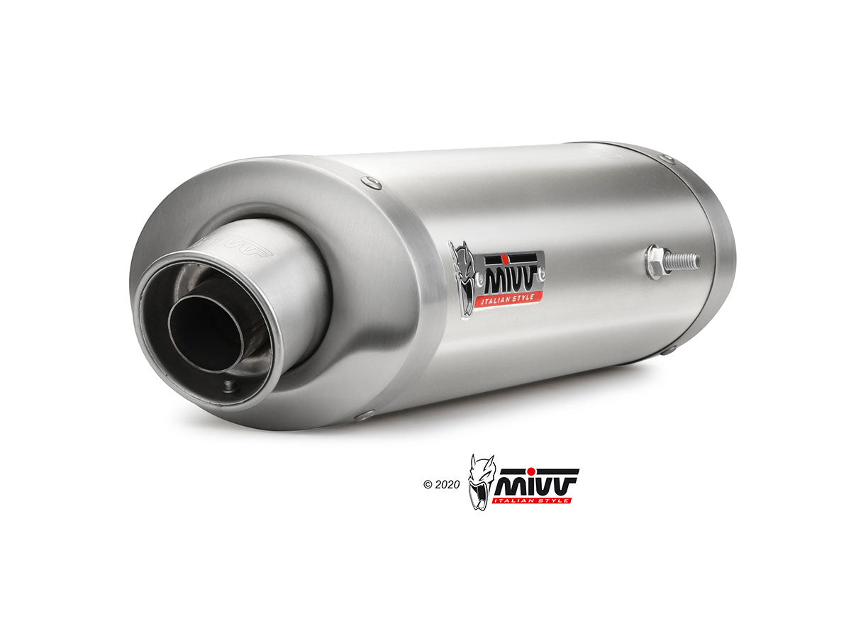 MIVV UY.015 YAMAHA FZ6 / FZ6 FAZER (2004 - 2011) Dual Slip On Underseat Exhaust "OVAL" (Stainless Steel; approved) – Accessories in the 2WheelsHero Motorcycle Aftermarket Accessories and Parts Online Shop