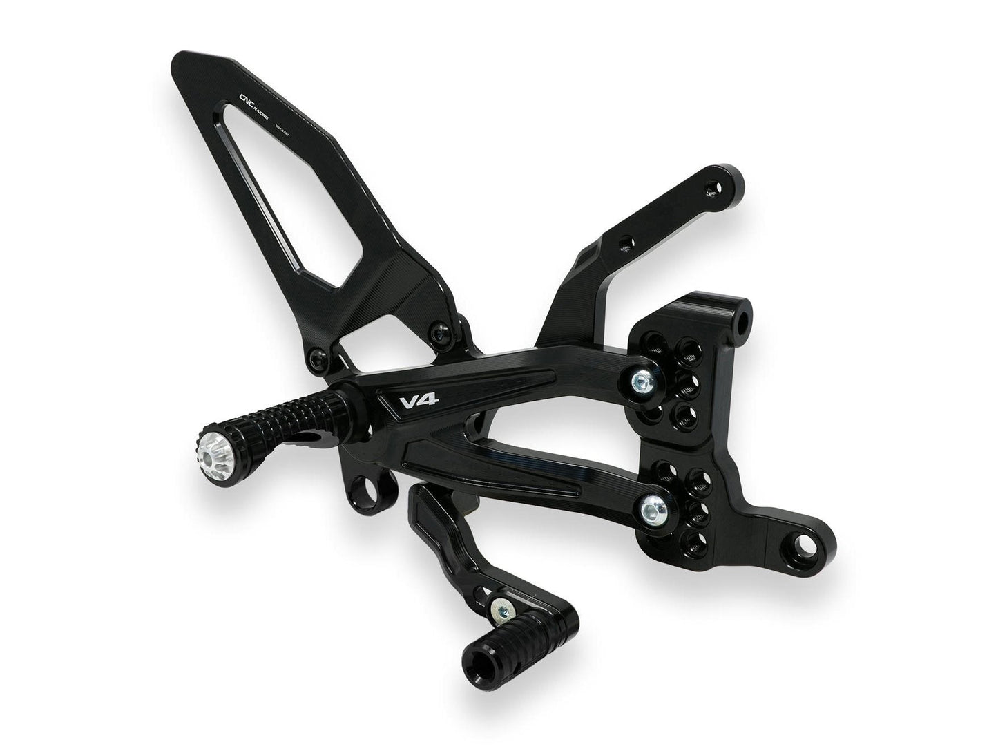 PE406 - CNC RACING Ducati Panigale V4 Adjustable Rearset "RPS"