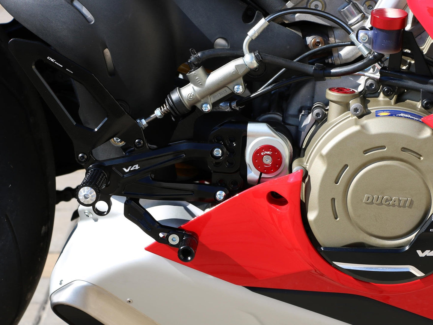 PE406 - CNC RACING Ducati Panigale V4 Adjustable Rearset "RPS"