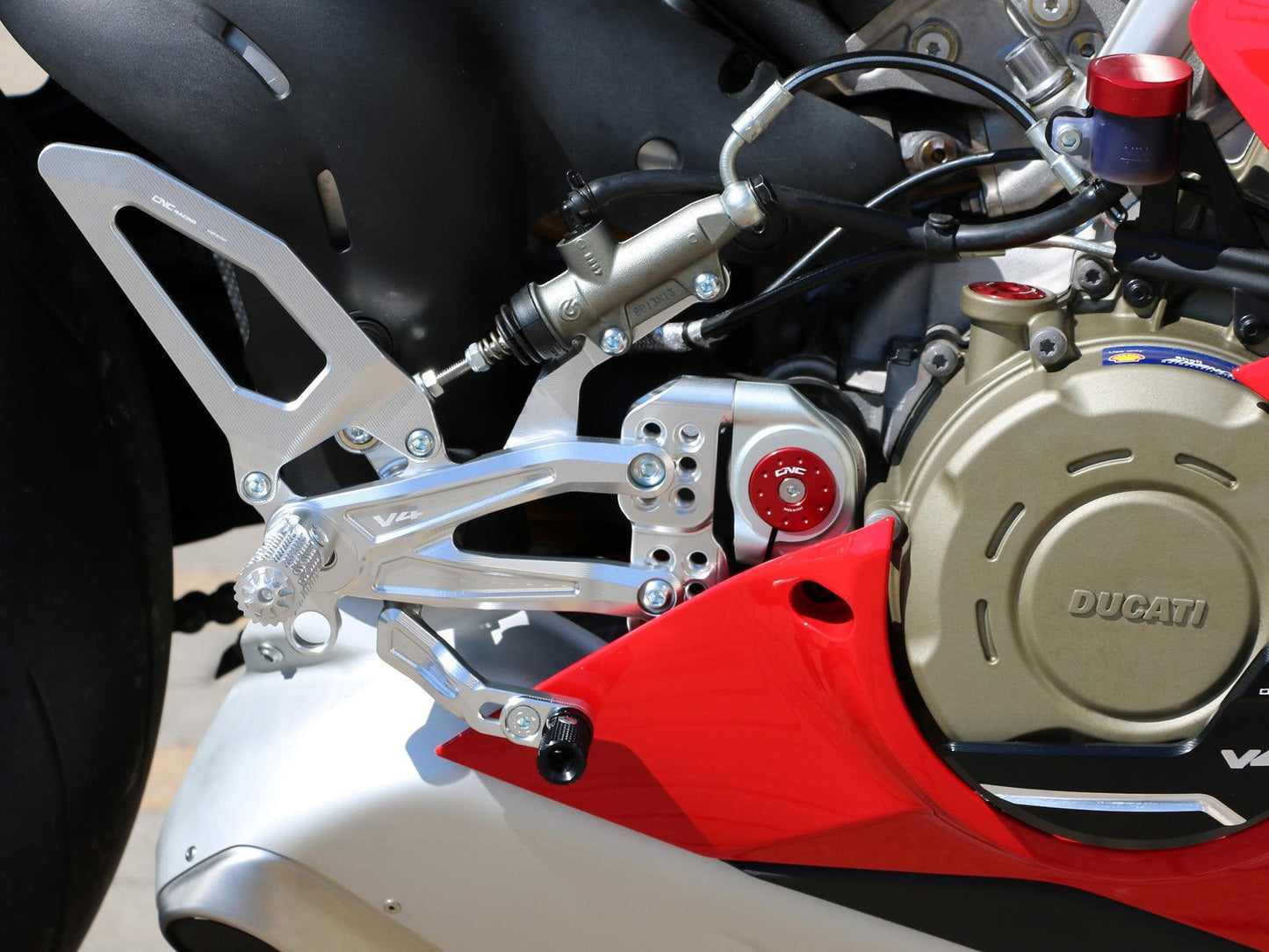 PE406 - CNC RACING Ducati Panigale V4 Adjustable Rearset "RPS"