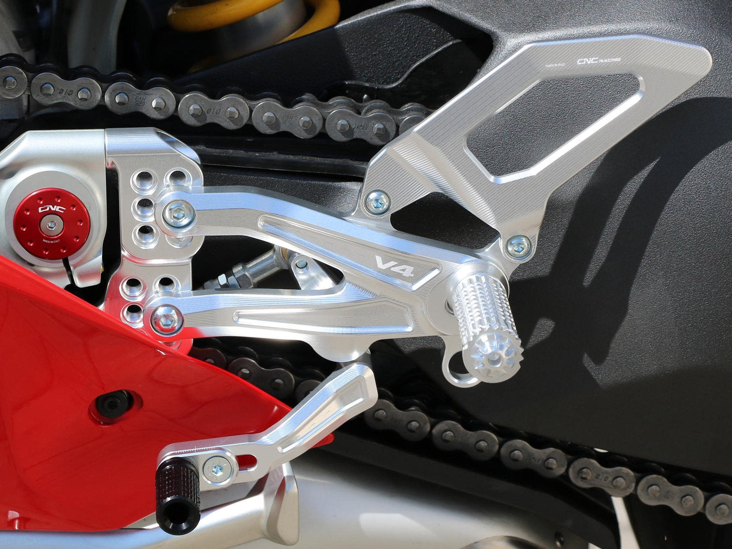 PE406 - CNC RACING Ducati Panigale V4 Adjustable Rearset "RPS"