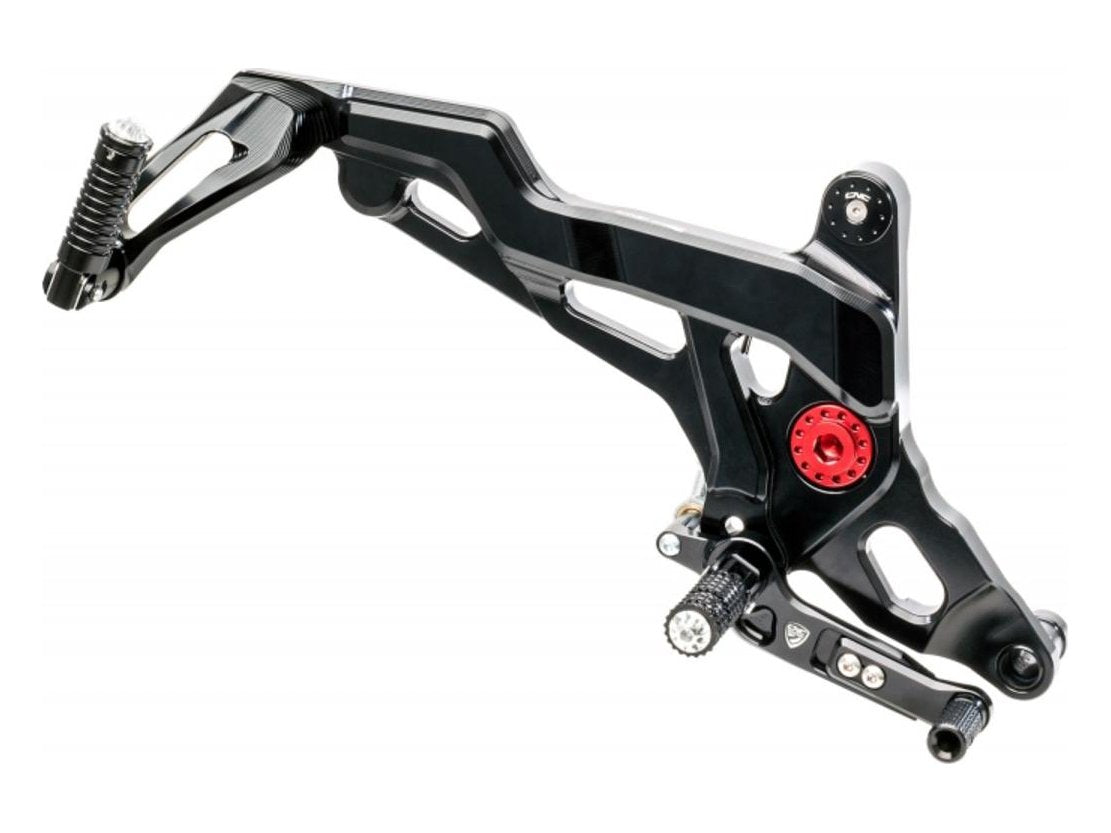 PE441 - CNC RACING Ducati Monster 1200/821 Adjustable Rearset (Touring)