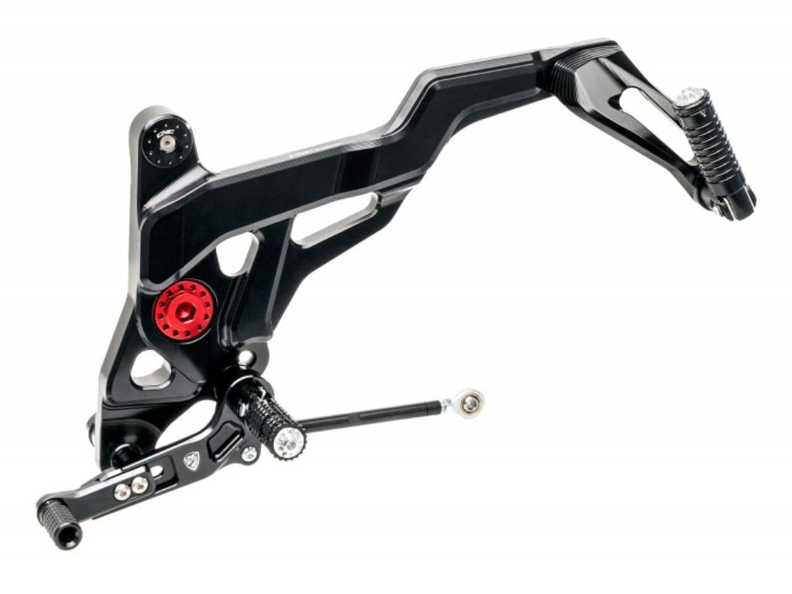 PE441 - CNC RACING Ducati Monster 1200/821 Adjustable Rearset (Touring)