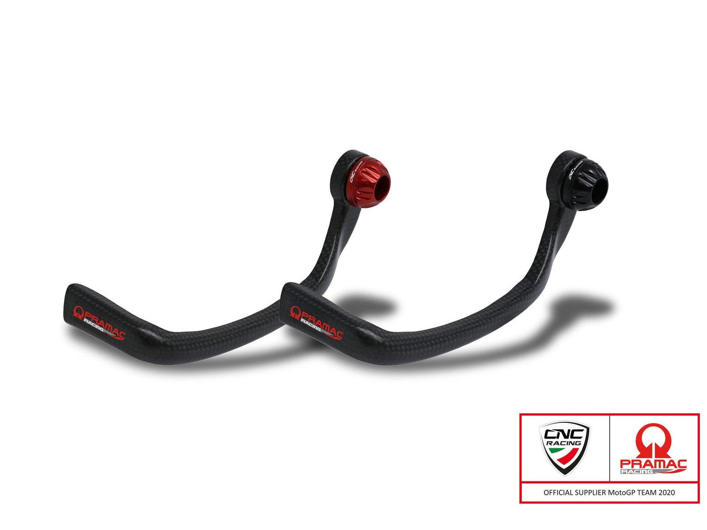 PL250PR - CNC RACING Ducati Panigale V2 Carbon Racing Clutch Lever Guard (Pramac edition; including adapter)