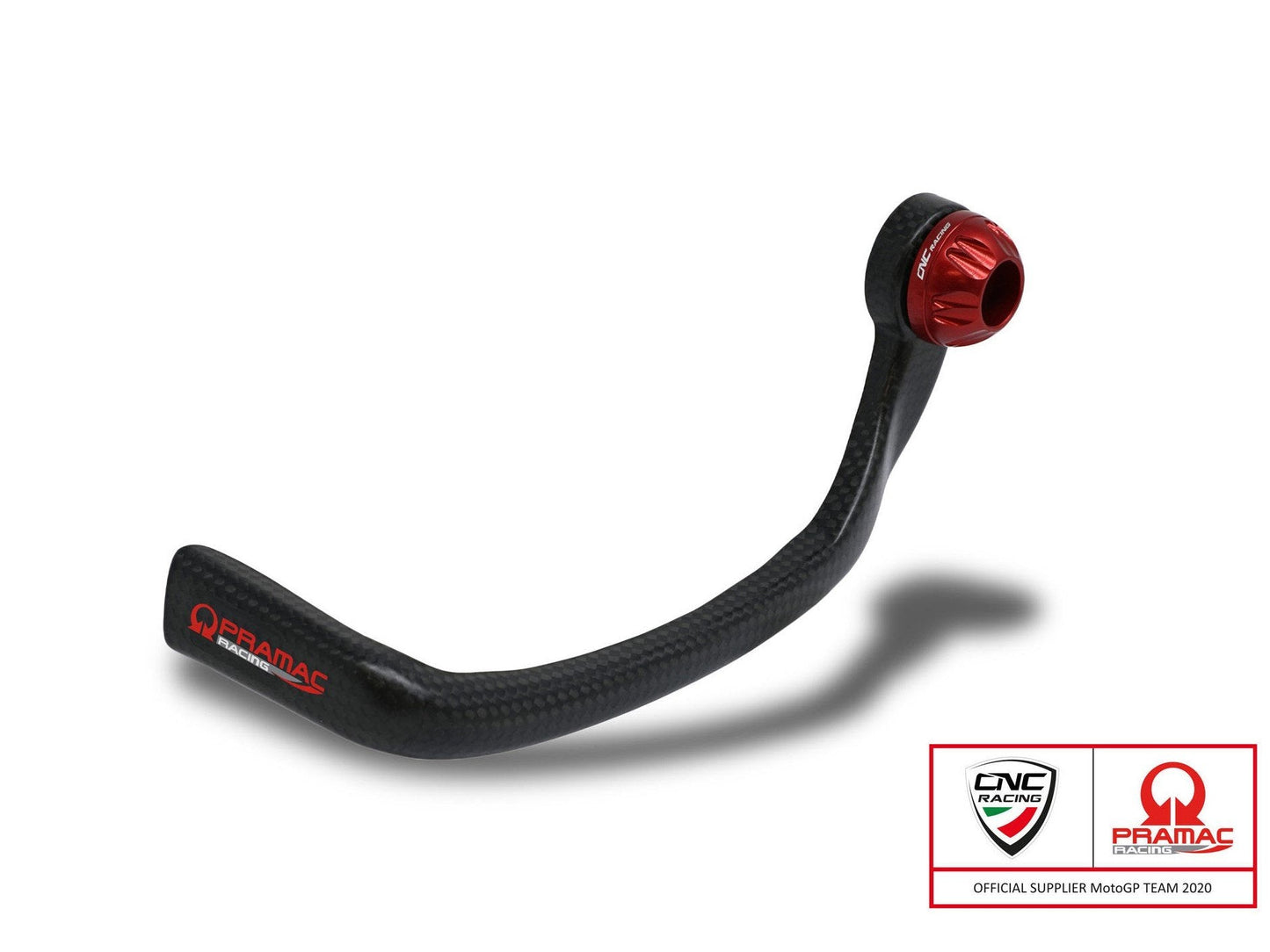 PL250PR - CNC RACING Carbon Racing Clutch Lever Guard (Pramac edition; including Ø 13-20 mm adapter)