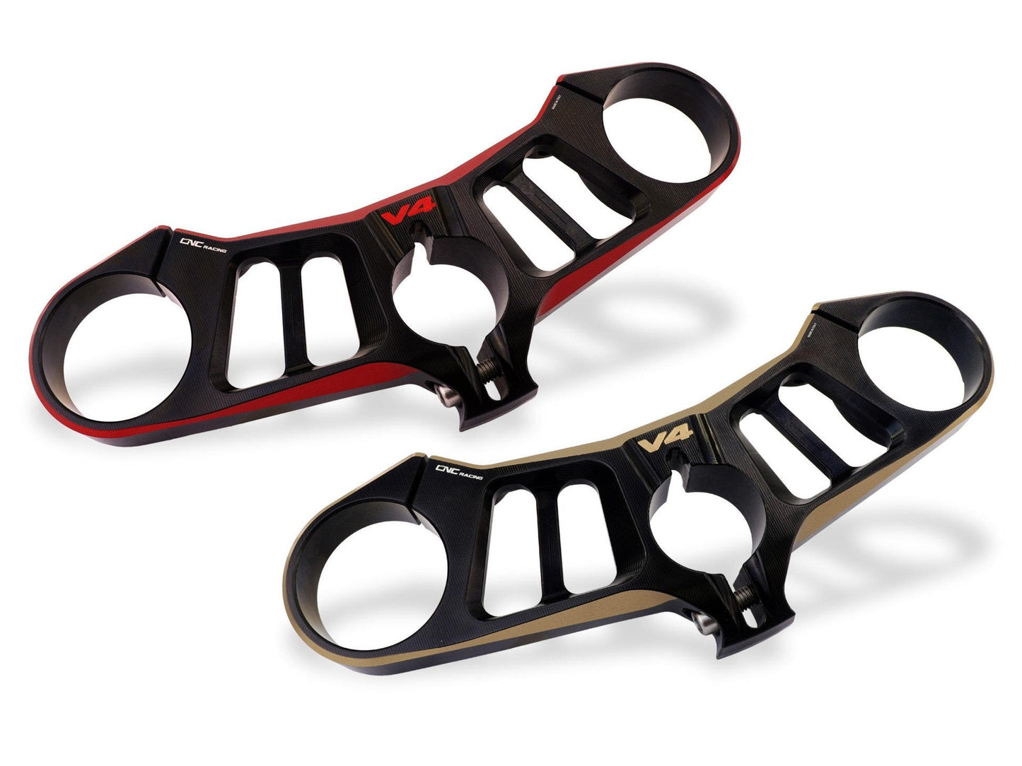 PST15 - CNC RACING Ducati Panigale V4 Triple Clamps Top Plate (bi-color)