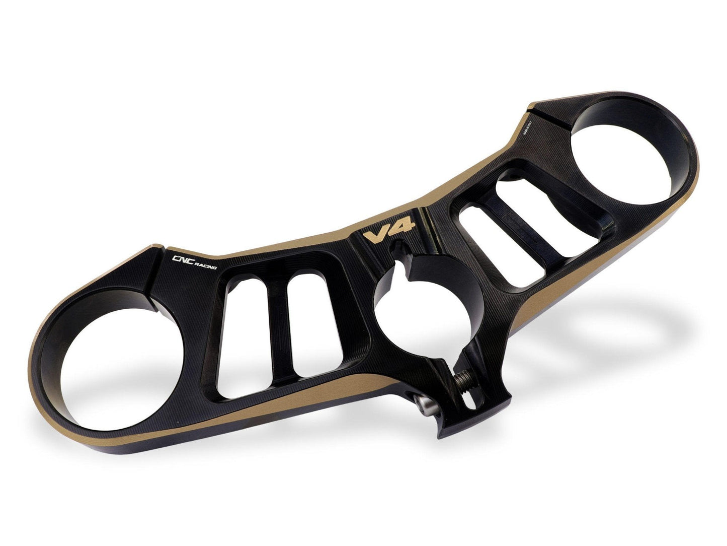 PST15 - CNC RACING Ducati Panigale V4 Triple Clamps Top Plate (bi-color)