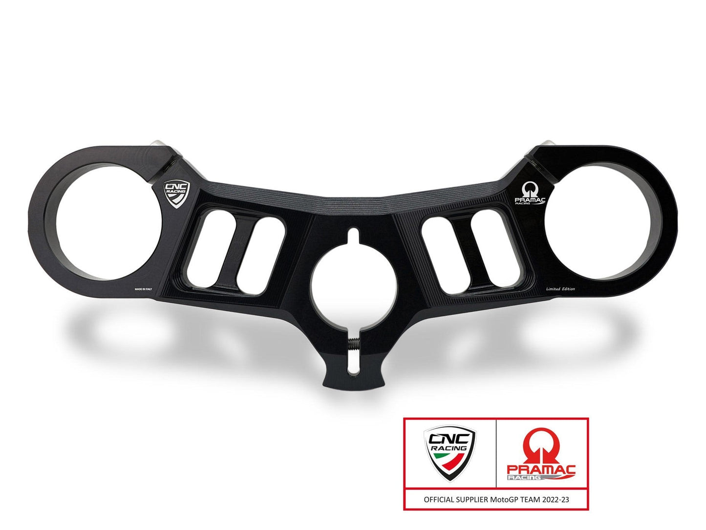 PST16PR - CNC RACING Ducati Panigale V2 (2020+) Triple Clamps Top Plate (Ø 53 mm; Pramac edition)