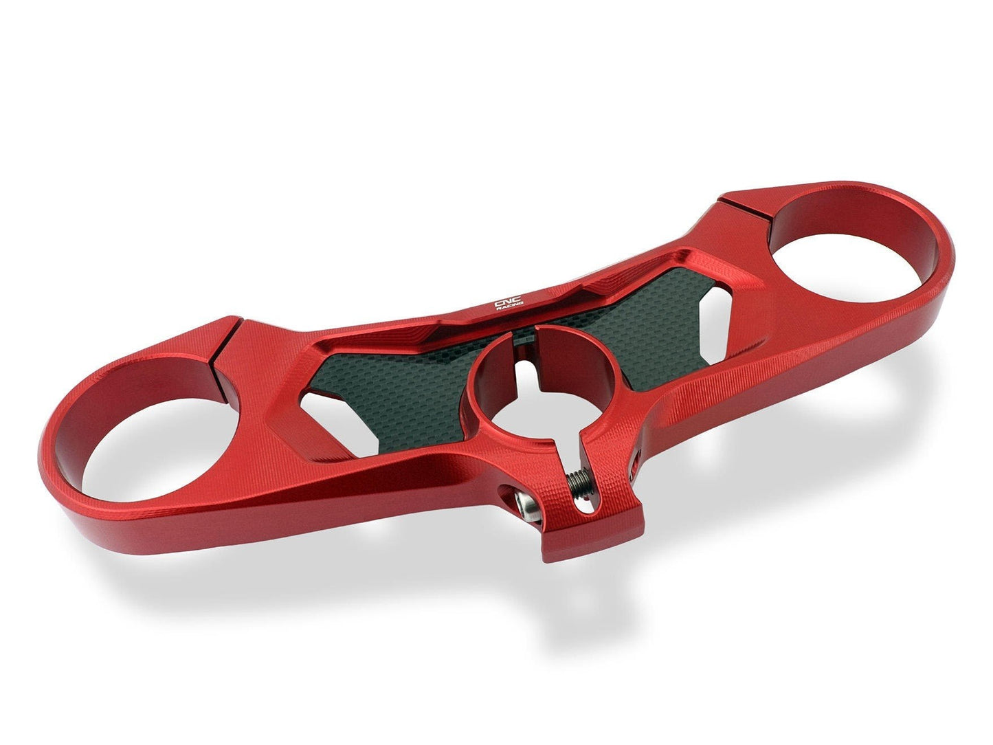 PST17 - CNC RACING Ducati Panigale V4 Triple Clamps Top Plate (with carbon inlay)