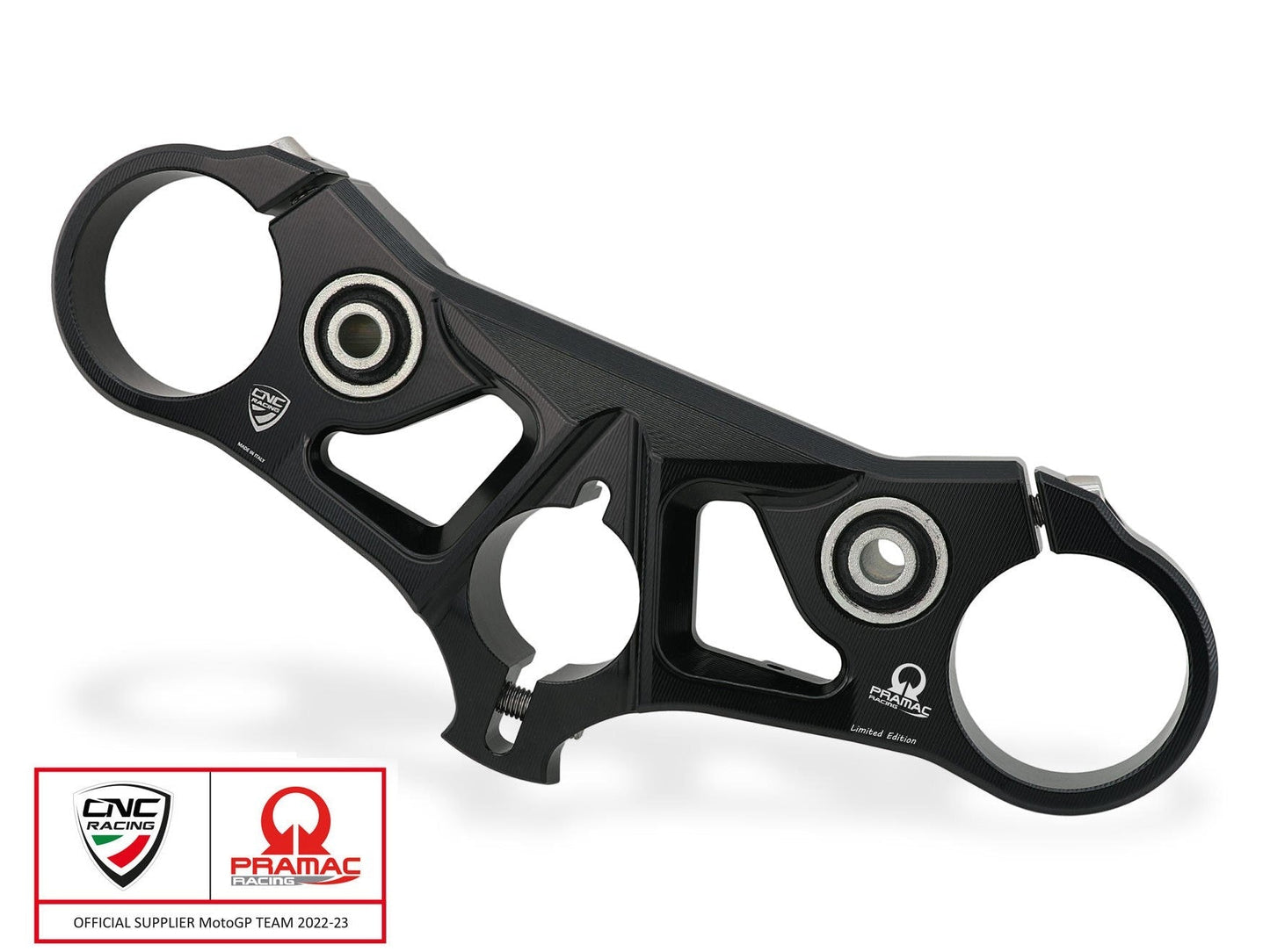 PST18PR - CNC RACING Ducati Streetfighter V4 (2020+) Triple Clamps Top Plate (Ø 53 mm; Pramac edition)