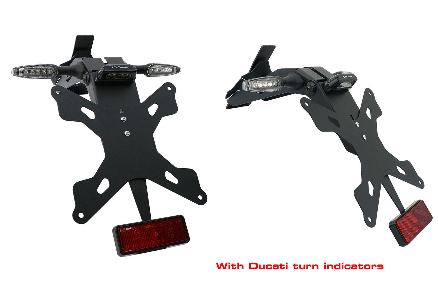 PT158 - CNC RACING Ducati Panigale V2 / V4 / Streetfighter (2018+) Adjustable LED License Plate Holder