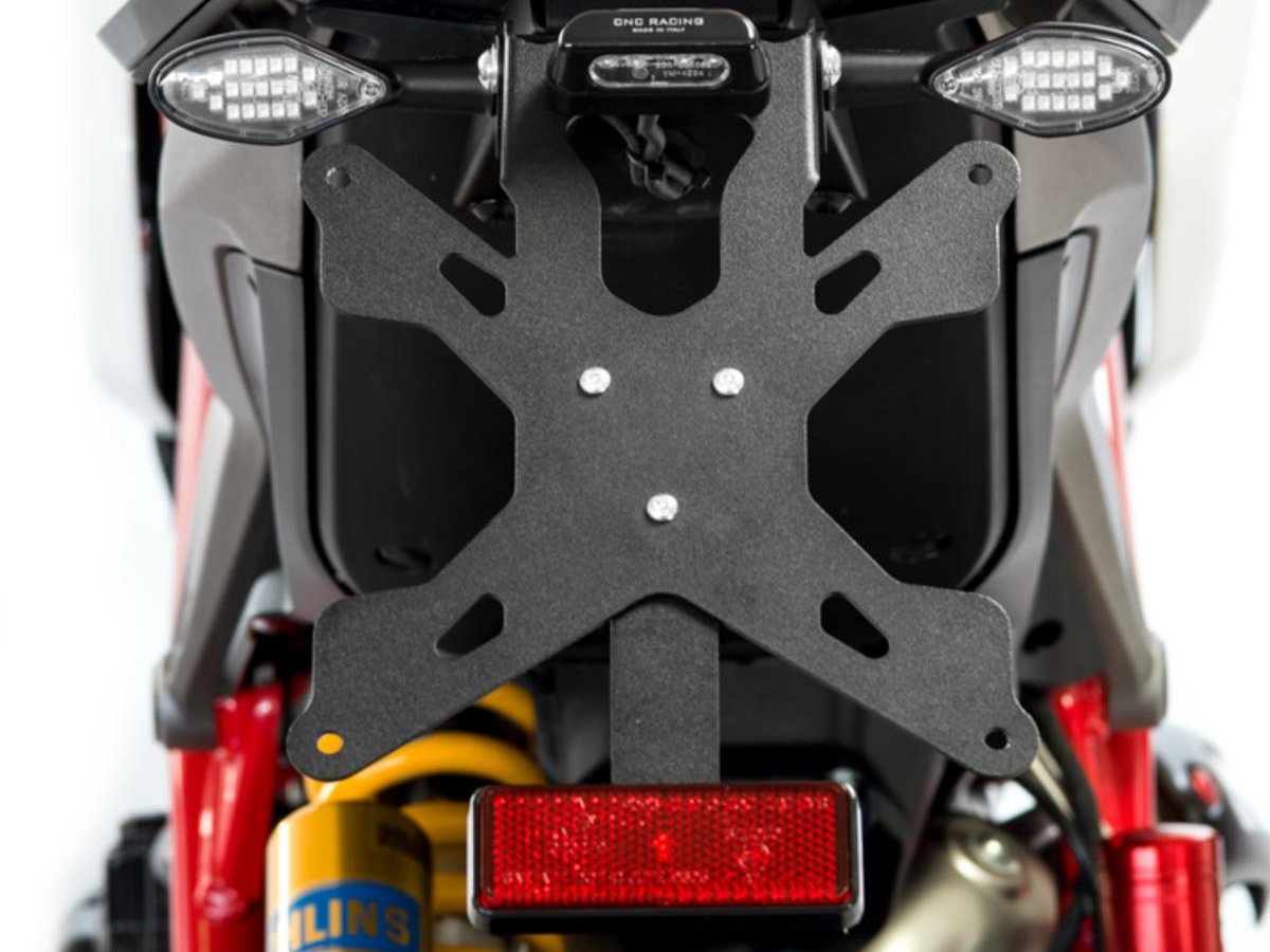 PT140 - CNC RACING Ducati Hypermotard 821/939 Adjustable LED License Plate