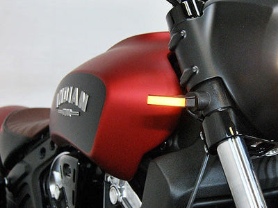 NEW RAGE CYCLES Indian Scout Bobber (2018+) LED Front Turn Signals