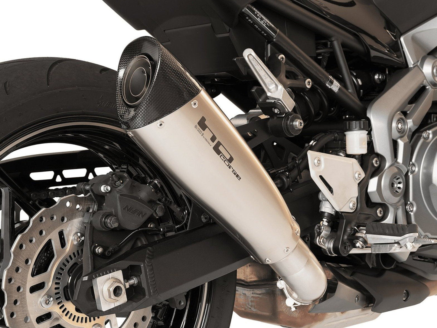 HP CORSE Kawasaki Z900 (17/19) Slip-on Exhaust "Evoxtreme Satin" (EU homologated)