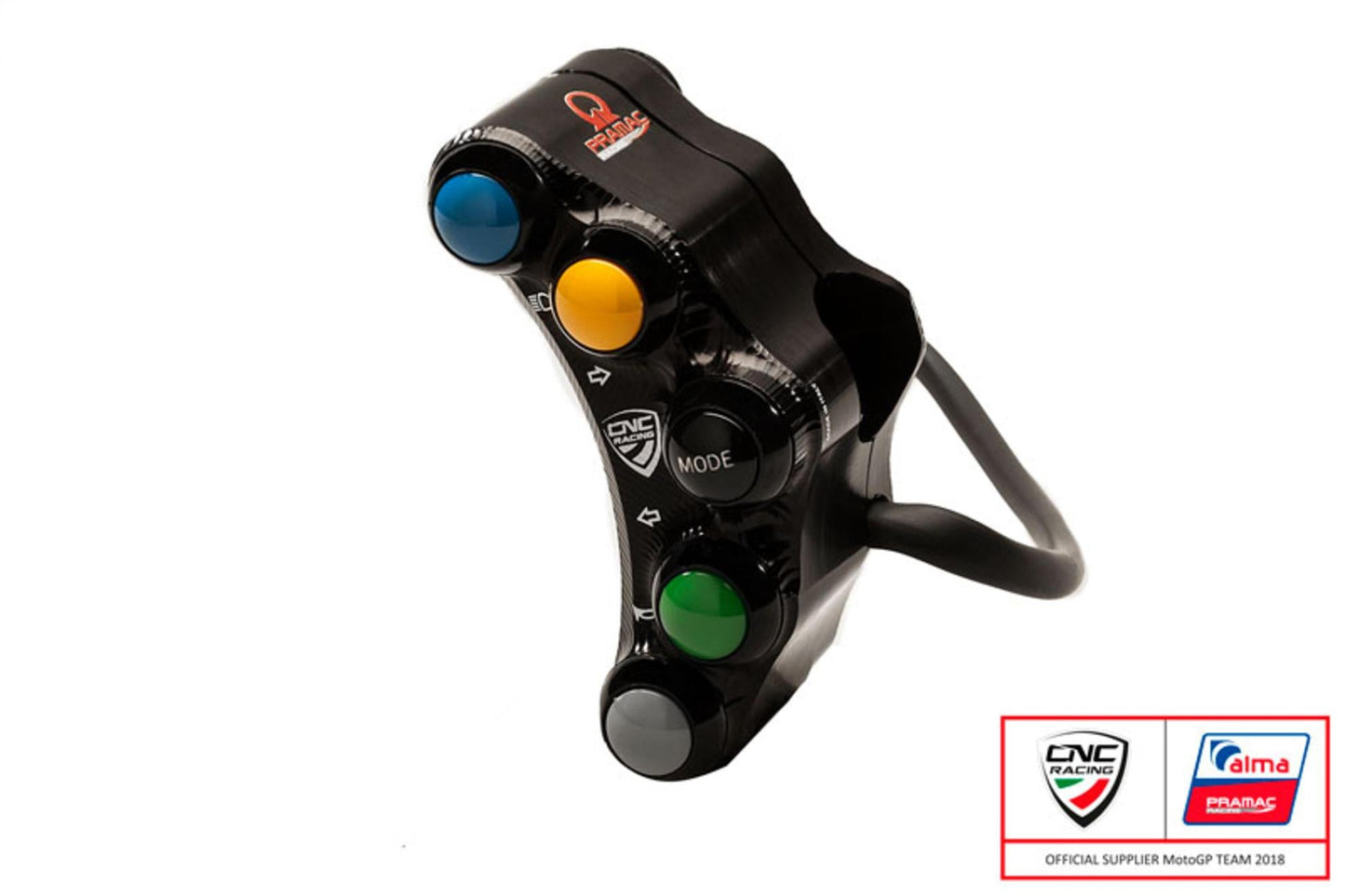 SWD01PR - CNC RACING Ducati 7 Buttons Left Handlebar Switch (Pramac edition; street)