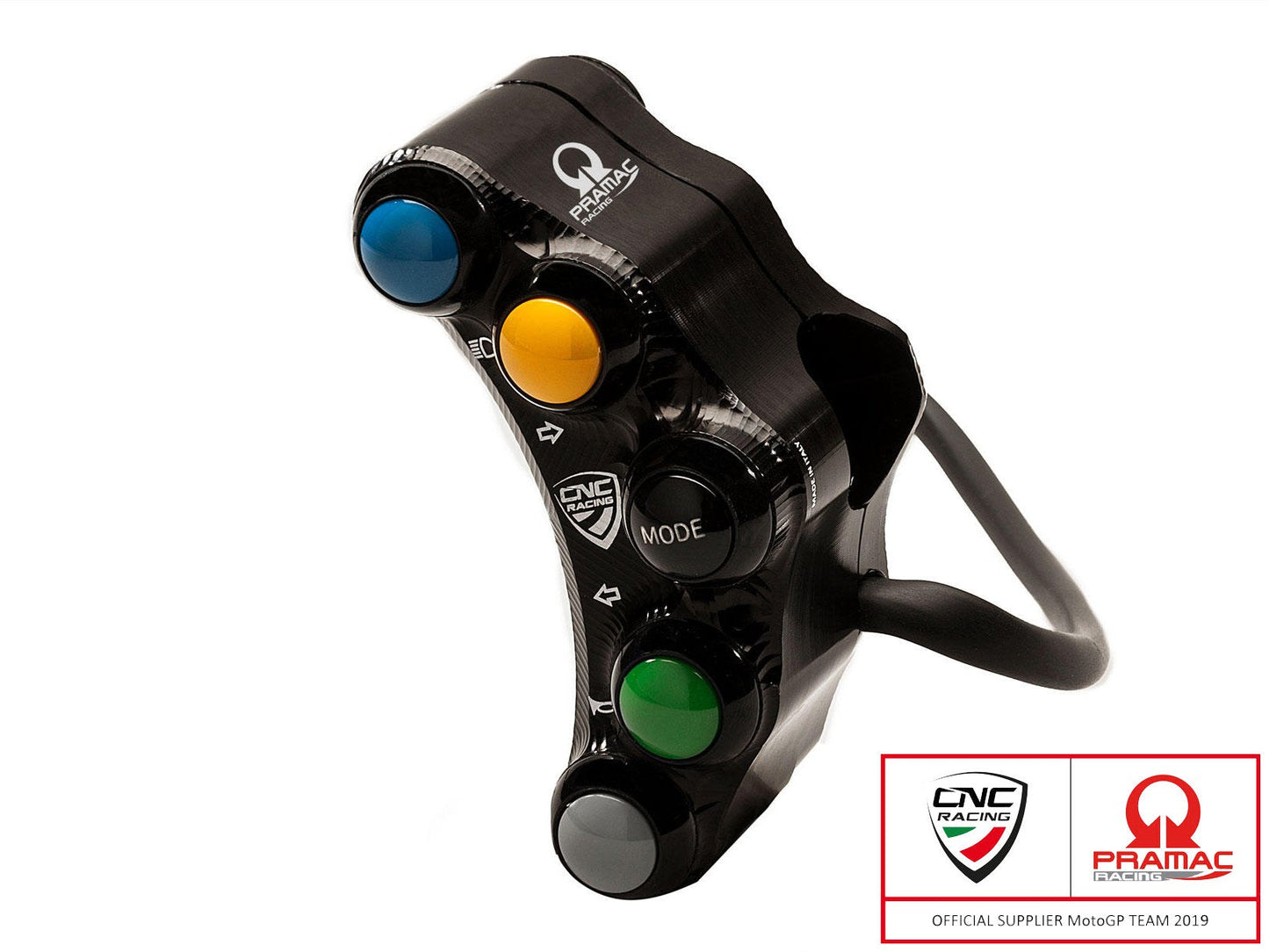 SWD01PR - CNC RACING Ducati 7 Buttons Left Handlebar Switch (Pramac edition; street)