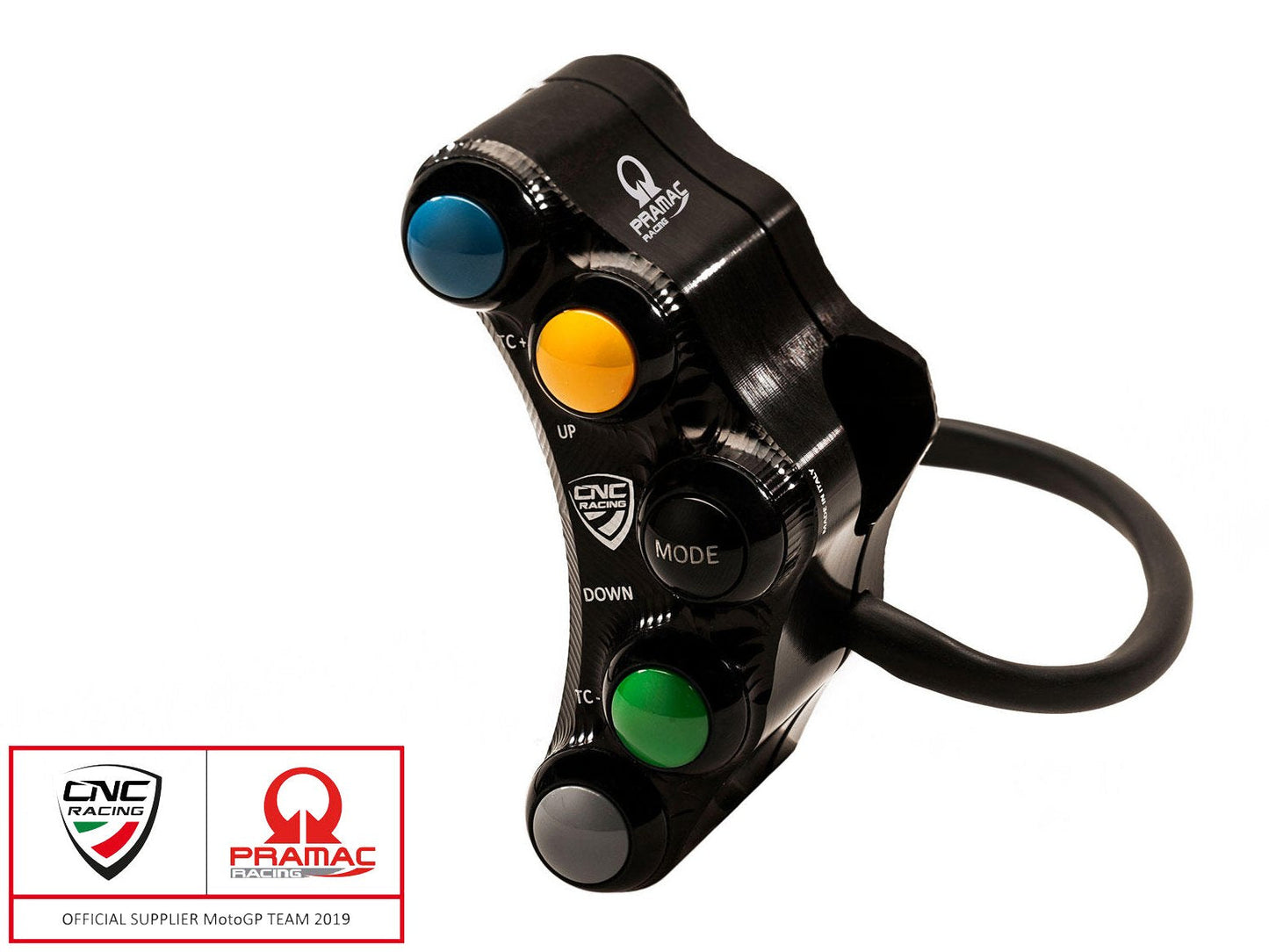 SWD12PR - CNC RACING Ducati Panigale V4 7 Buttons Left Handlebar Switch (Pramac edition; racing)