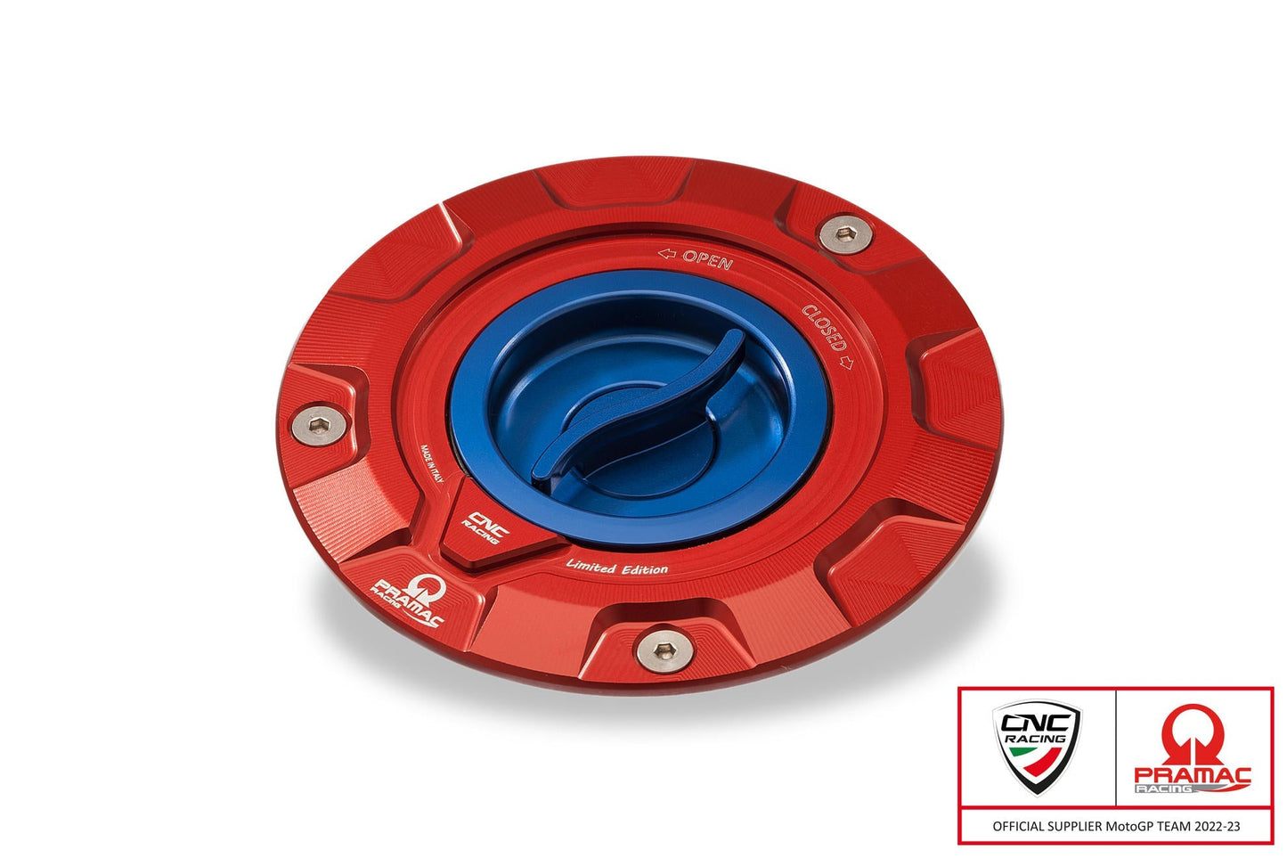 TS423PR - CNC RACING Ducati / MV Agusta Fuel Tank Cap (Pramac edition)