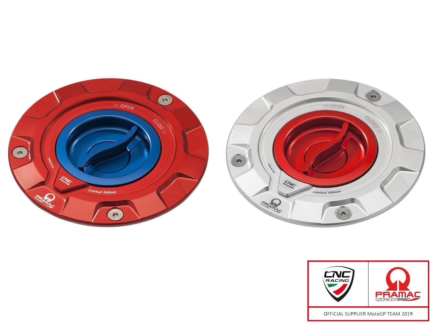 TS423PR - CNC RACING Ducati / MV Agusta Fuel Tank Cap (Pramac edition)