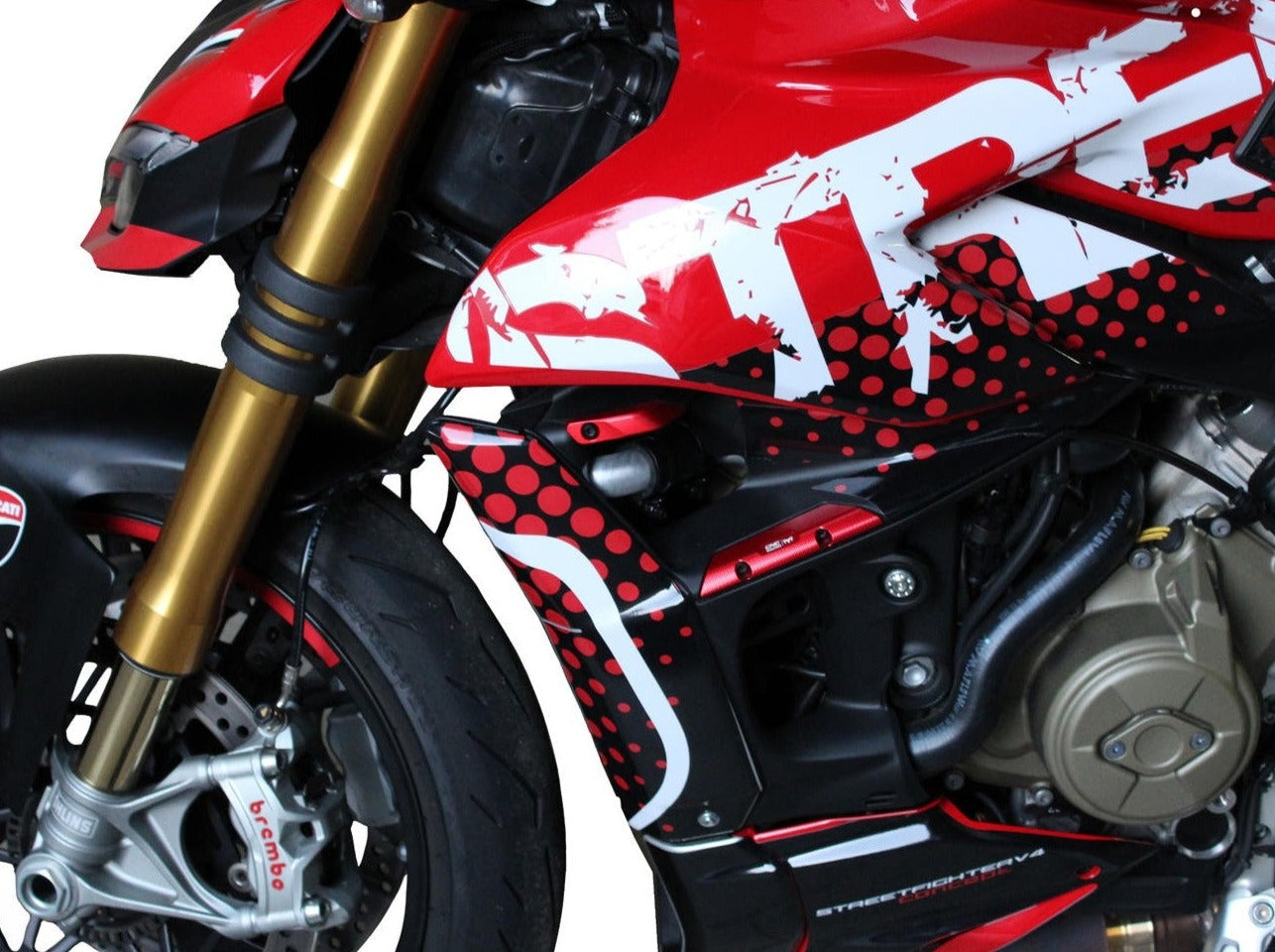 WP100 - CNC RACING Ducati Streetfighter V4 (2020+) Winglet Blanking Caps