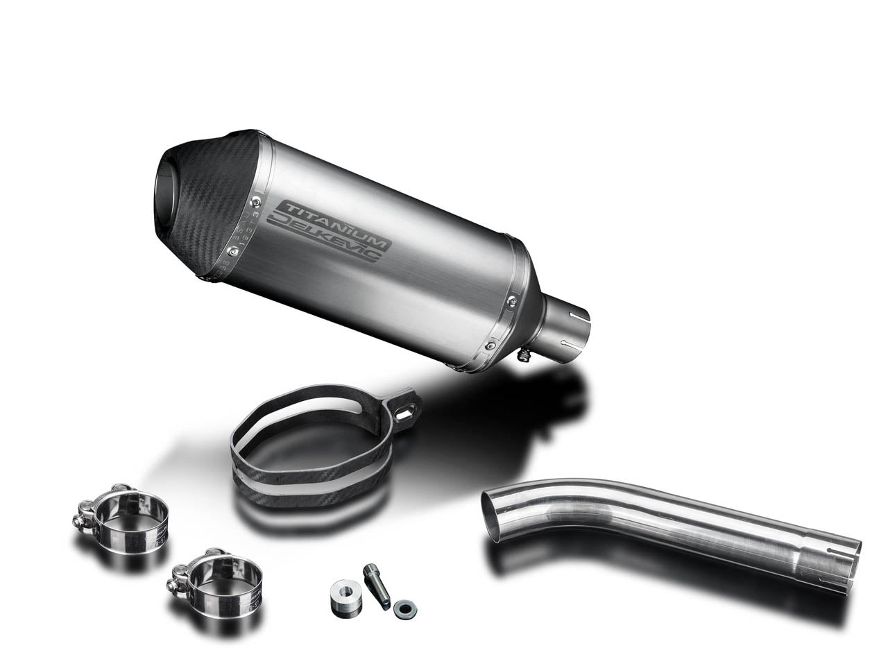 DELKEVIC BMW F750GS / F850GS Slip-on Exhaust 10" X-Oval Titanium