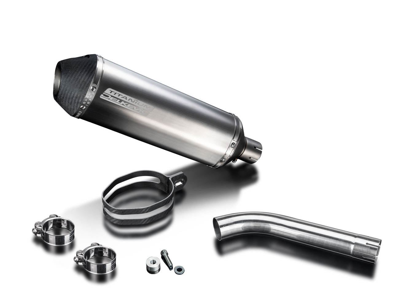 DELKEVIC BMW F750GS / F850GS Slip-on Exhaust 13.5" X-Oval Titanium