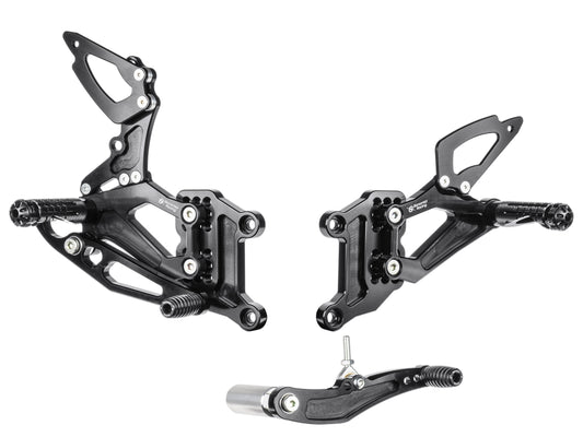 Y004 - BONAMICI RACING Yamaha YZF-R6 (03/04) Adjustable Rearset – Accessories in the 2WheelsHero Motorcycle Aftermarket Accessories and Parts Online Shop