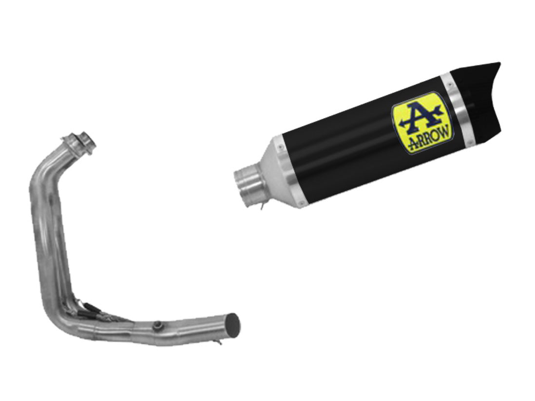 ARROW 71758MI+71930AKN Yamaha MT07 (2021+) Aluminum Full Exhaust System "Competition Evo Thunder" (racing) – Accessories in the 2WheelsHero Motorcycle Aftermarket Accessories and Parts Online Shop