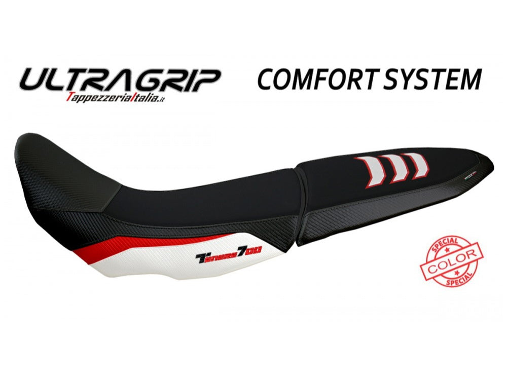 TAPPEZZERIA ITALIA Yamaha Ténéré 700 (2019+) Ultragrip Comfort Seat Cover "Gulfi" (double saddle)