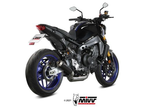 MIVV Y.066 YAMAHA MT-09 / SP / FZ-09 (2021 - 2023 ) Full System high Exhaust "X-M1" (Black; approved) – Accessories in the 2WheelsHero Motorcycle Aftermarket Accessories and Parts Online Shop