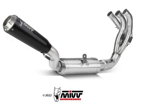 MIVV Y.066 YAMAHA MT-09 / SP / FZ-09 (2021 - 2023 ) Full System high Exhaust "X-M1" (Black; approved) – Accessories in the 2WheelsHero Motorcycle Aftermarket Accessories and Parts Online Shop