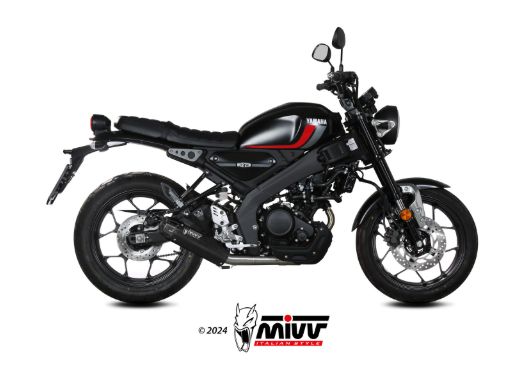 MIVV Y.075 YAMAHA XSR 125 (2022 -) Full System Exhaust "HR-1" (LONG CARBON BACKPLATE; approved) – Accessories in the 2WheelsHero Motorcycle Aftermarket Accessories and Parts Online Shop