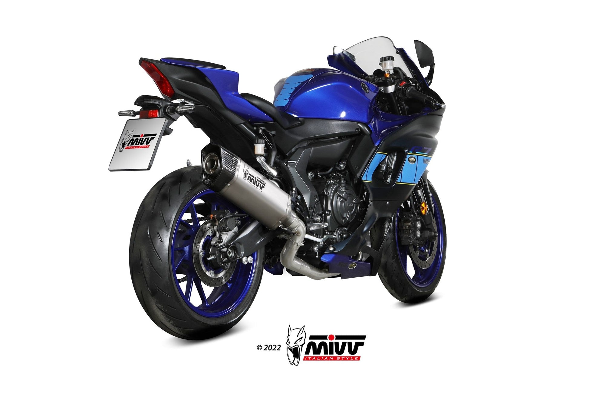 MIVV X.YA.0012 YAMAHA R7 (2022 -) Full System High Exhaust "Full System" (Stainless Steel; approved) – Accessories in the 2WheelsHero Motorcycle Aftermarket Accessories and Parts Online Shop