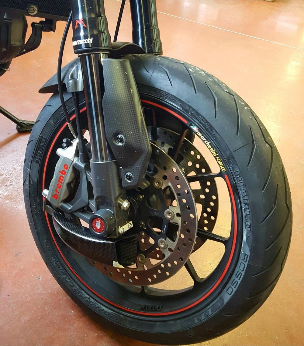 ZA701PR - CNC RACING MV Agusta Brutale 1000 RR Carbon Front Brake Cooling System "GP Ducts" (Pramac edition)