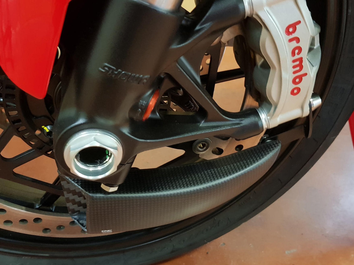 ZA701 - CNC RACING Ducati Multistrada 1200S GT/PP/Touring Carbon Front Brake Cooling System "GP Ducts"