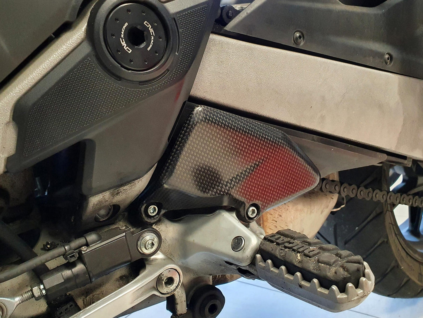 ZA992 - CNC RACING Ducati Multistrada V4 (2021+) Carbon Heel Guards