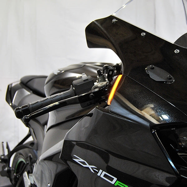 NEW RAGE CYCLES Kawasaki ZX-10R (2021+) LED Front Turn Signals