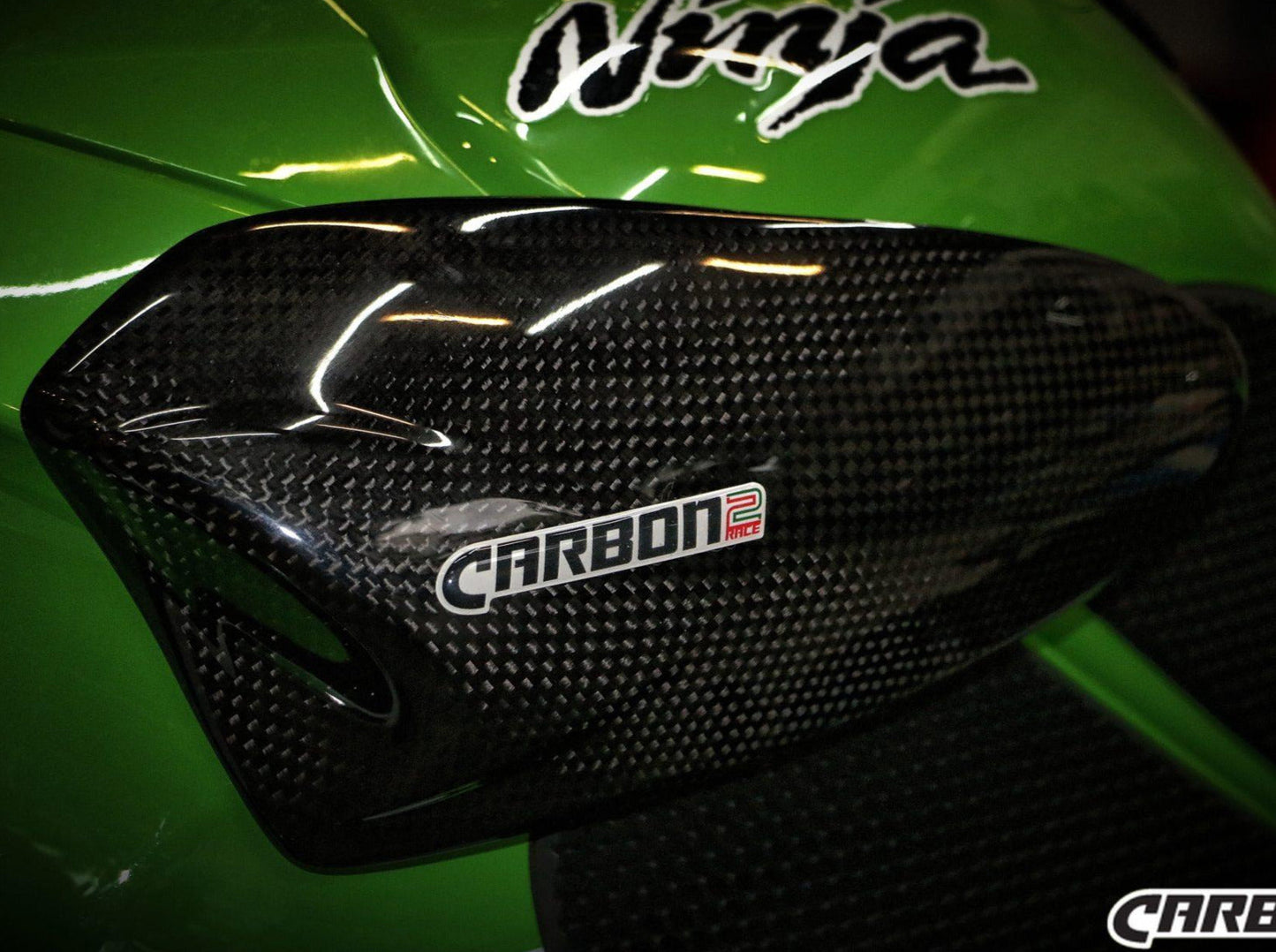 CARBON2RACE Kawasaki ZX-10R (2011+) Carbon Fuel Tank Sliders