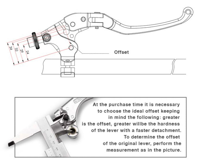 LCF - BONAMICI RACING Clutch Master Cylinder (not adjustable lever) – Accessories in the 2WheelsHero Motorcycle Aftermarket Accessories and Parts Online Shop