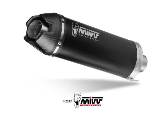 MIVV H.093 HONDA CB 500 Hornet ( 2024 + ) Slip-On Exhaust "AK-1" (black + carbon cap; approved) – Accessories in the 2WheelsHero Motorcycle Aftermarket Accessories and Parts Online Shop