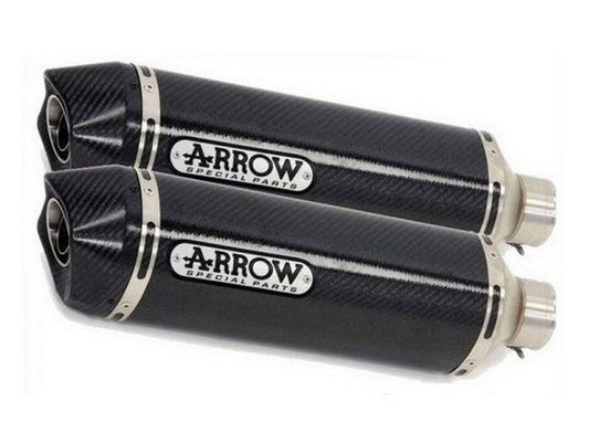 ARROW 71644MI+71845MK Yamaha FJR1300 (2016+) Carbon Slip-on Exhaust "Race Tech" – Accessories in the 2WheelsHero Motorcycle Aftermarket Accessories and Parts Online Shop