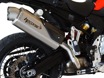 HP CORSE BMW F850GS Slip-on Exhaust "4-Track R Satin" (EU homologated)