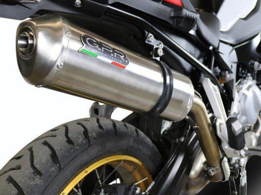 GPR BMW F850GS / Adventure Slip-on Exhaust "Satinox" (EU homologated)