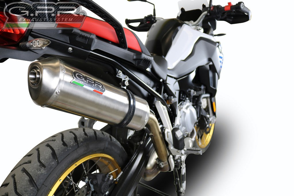 GPR BMW F850GS / Adventure Slip-on Exhaust "Satinox" (EU homologated)