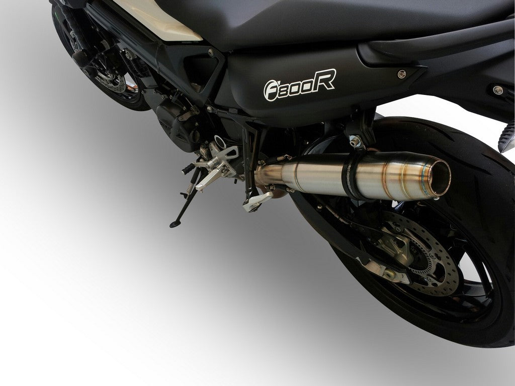 GPR BMW F800R (15/16) Slip-on Exhaust "Deeptone Inox" (racing)