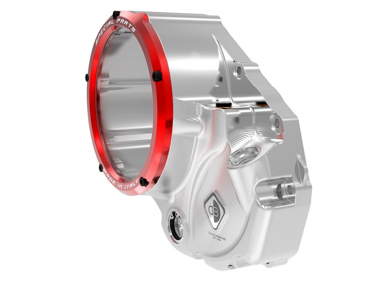 CCDV05 - DUCABIKE Ducati Oil Bath Clear Clutch Cover "3D Evo"