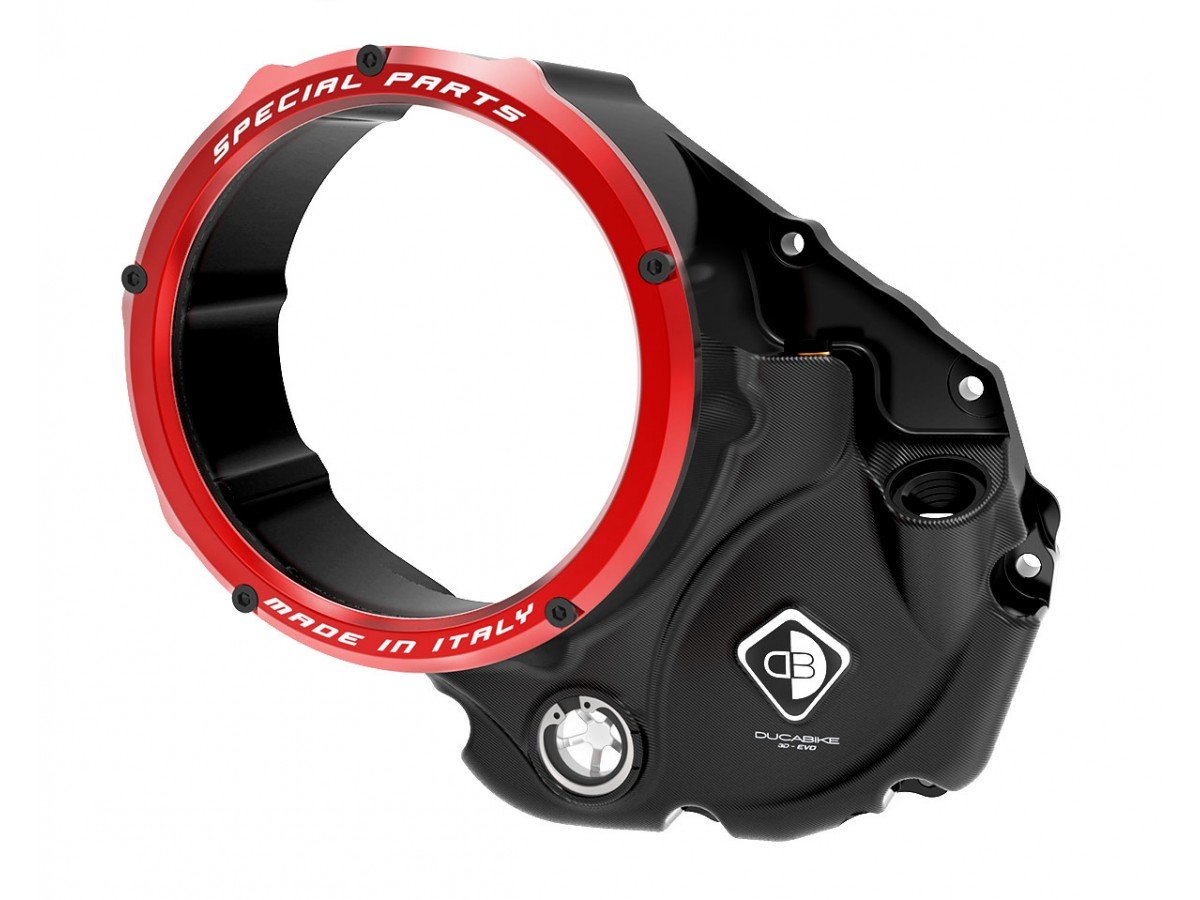 CCDV05 - DUCABIKE Ducati Oil Bath Clear Clutch Cover "3D Evo"