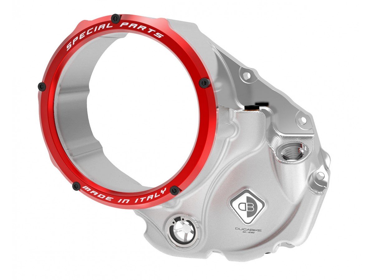 CCDV05 - DUCABIKE Ducati Oil Bath Clear Clutch Cover "3D Evo"