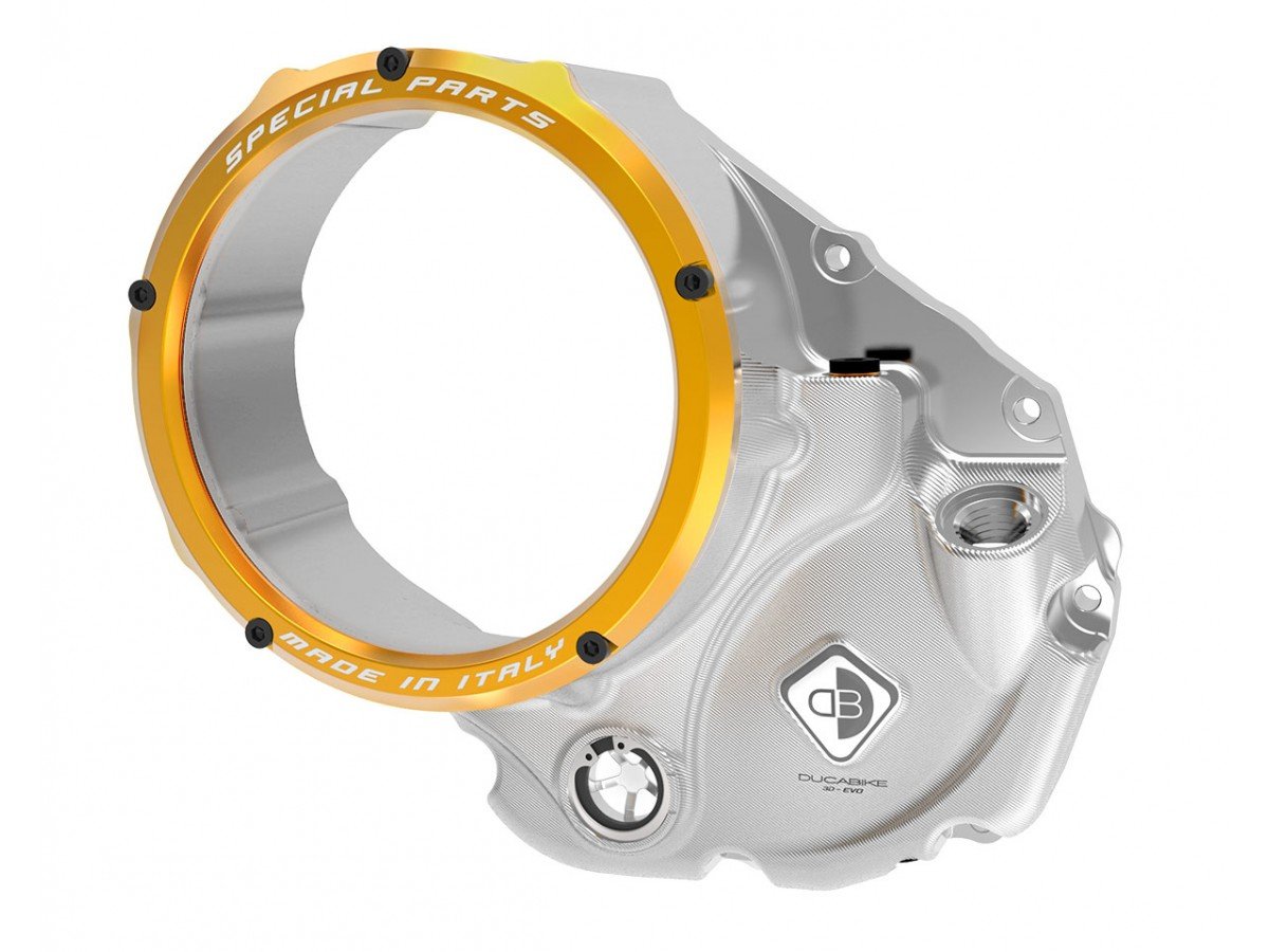 CCDV05 - DUCABIKE Ducati Oil Bath Clear Clutch Cover "3D Evo"